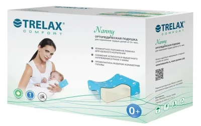 П29 Подушка ортопедическая TRELAX для кормления грудью, NANNY, фото 2